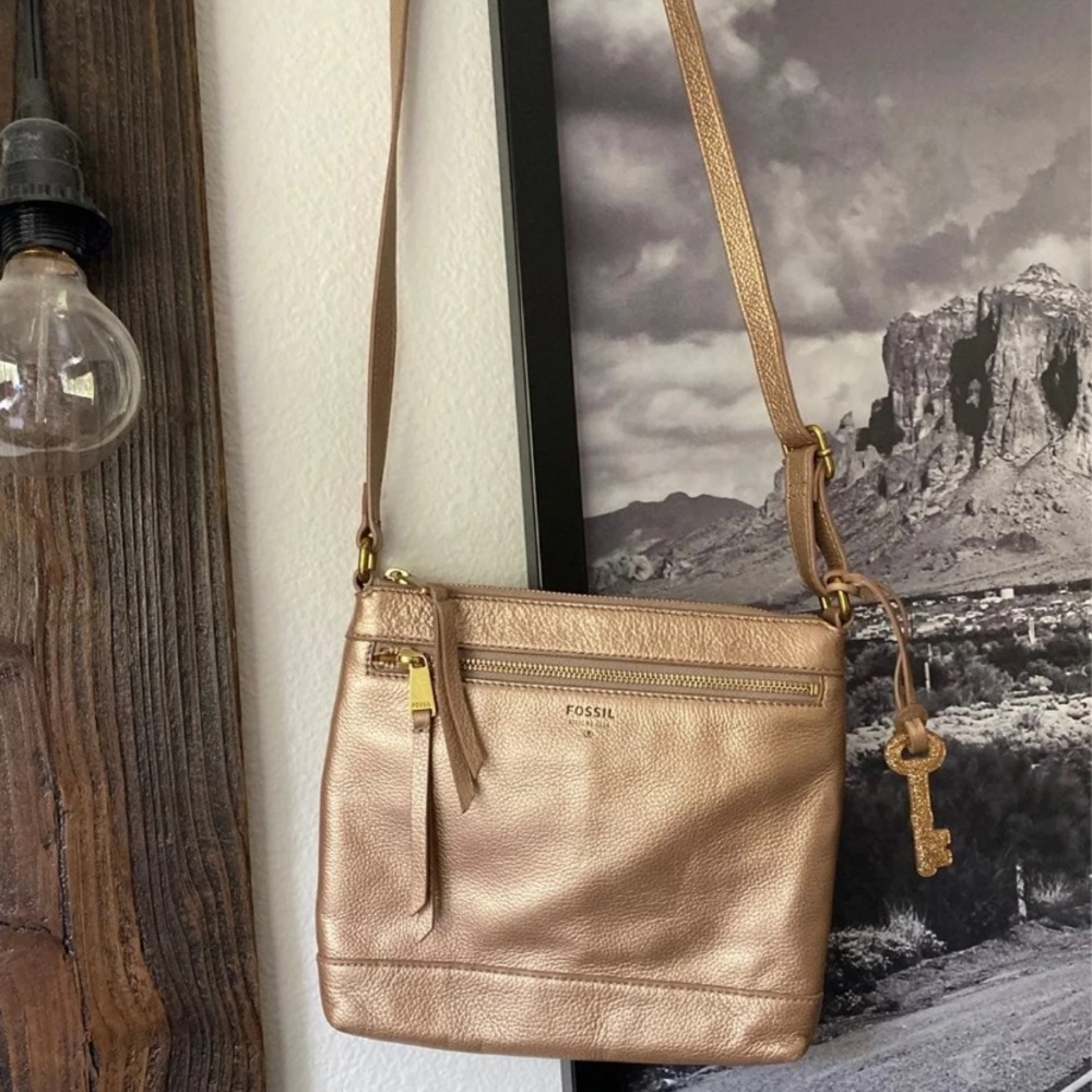 [FOSSIL] Rose Gold Crossbody